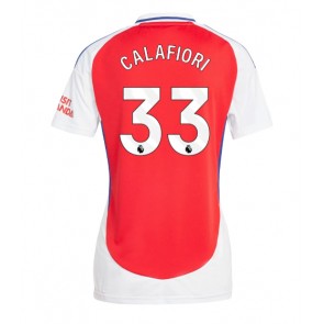 Billiga Arsenal Riccardo Calafiori #33 Hemmatröja Dam 2024-25 Kortärmad